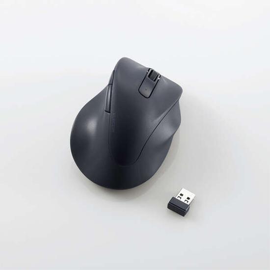 ELECOM製　静音 2.4GHz無線マウス Sサイズ　M-XGS30DBSKBK　ブラック