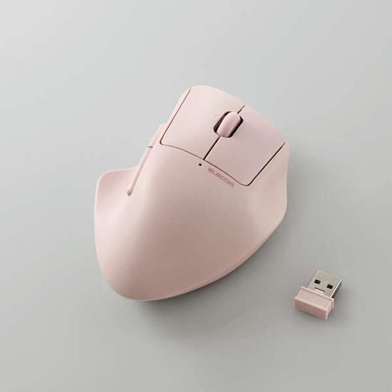 ELECOM製　2.4GHz 無線抗菌静音マウス M-SH30DBSKPN　ピンク