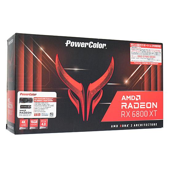 PowerColorグラボ　Red Devil AMD Radeon RX 6800XT 16GB GDDR6 AXRX 6800XT 16GBD6-3DHE/OC　PCIExp 16GB 商品画像1：オンラインショップ　エクセラー