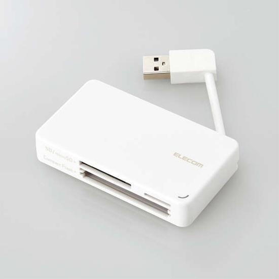 ELECOM　カードリーダー　MR-K304WH　USB 42in1 ホワイト