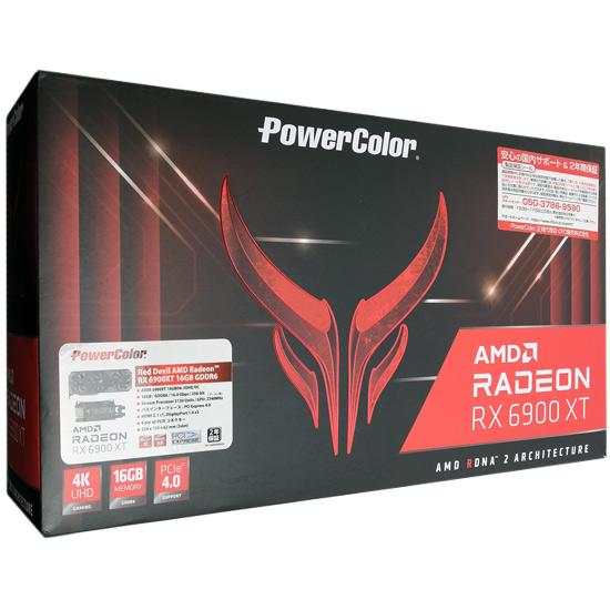 PowerColorグラボ　Red Devil AMD Radeon RX 6900XT 16GB GDDR6 AXRX 6900XT 16GBD6-3DHE/OC　PCIExp 16GB 商品画像1：オンラインショップ　エクセラー
