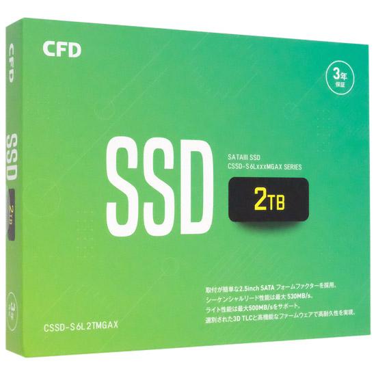 CFD　2.5インチ SSD　MGAX CSSD-S6L2TMGAX　2TB
