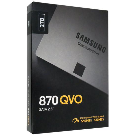 SAMSUNG　2.5インチ SSD　870 QVO MZ-77Q2T0B/EC　2TB