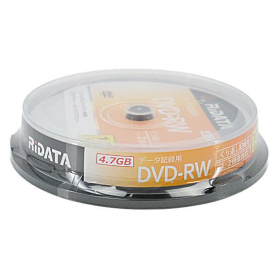 RiTEK　データ用 DVD-RW RIDATA DVD-RW4.7G. PW10SP A　2倍速 10枚組