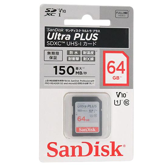 SanDisk　SDXCメモリーカード　SDSDUWC-064G-JN3IN　64GB