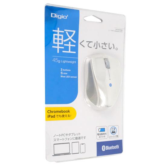 ナカバヤシ　小型 3ボタン BlueLEDマウス Digio2 MUS-BKT99NW　ホワイト 商品画像1：オンラインショップ　エクセラー