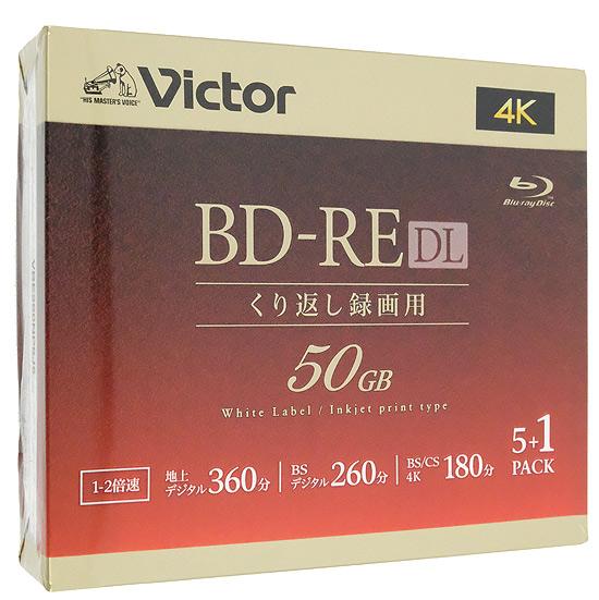 Victor製　ブルーレイディスク VBE260NP6J5　BD-RE DL 2倍速 6枚組