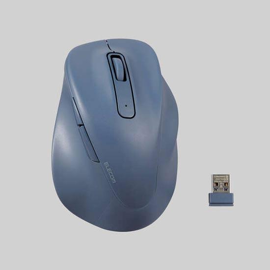 ELECOM製　ワイヤレスマウス EX-G M-XGL30DBSKBU　ブルー