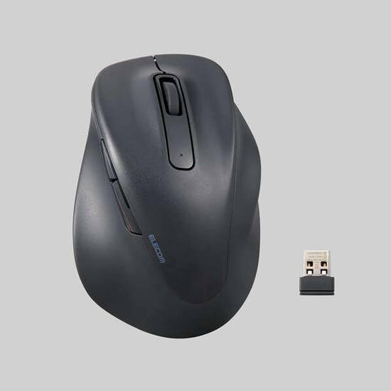 ELECOM製　ワイヤレスマウス EX-G M-XGXL30DBSKBK　ブラック
