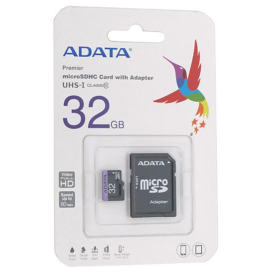 ADATA　microSDHCカード　AUSDH32GUICL10-RA1　32GB 商品画像1：オンラインショップ　エクセラー