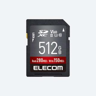 ELECOM SDXCメモリーカード MF-FS512GU23V6R 512GBの通販なら