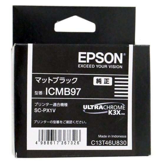 EPSON　インクカートリッジ　ICMB97　マットブラック 商品画像1：オンラインショップ　エクセラー