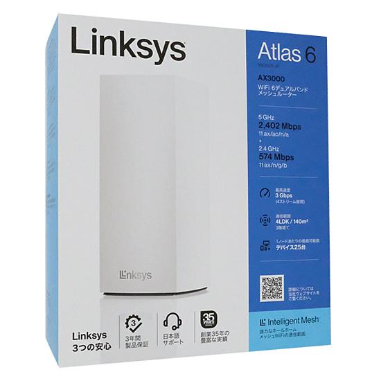 LINKSYS　AX3000 Wi-Fi6 デュアルバンド メッシュルーター Atlas 6 MX2001-JP