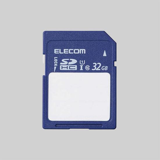 ELECOM　SDHCメモリカード MF-FS032GU11C　32GB