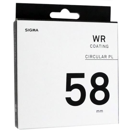 シグマ　カメラ用フィルター WR CIRCULAR PL FILTER 58mm 商品画像1：オンラインショップ　エクセラー