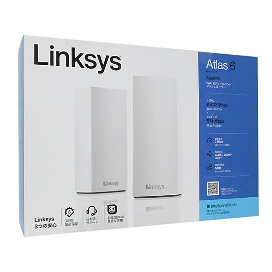LINKSYS　AX3000 Wi-Fi6 デュアルバンド メッシュルーター Atlas 6 MX2002-JP
