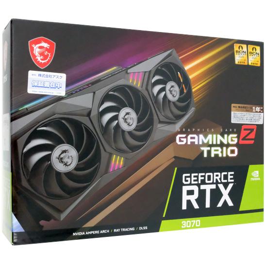 MSI製グラボ　GeForce RTX 3070 GAMING Z TRIO 8G LHR　PCIExp 8GB