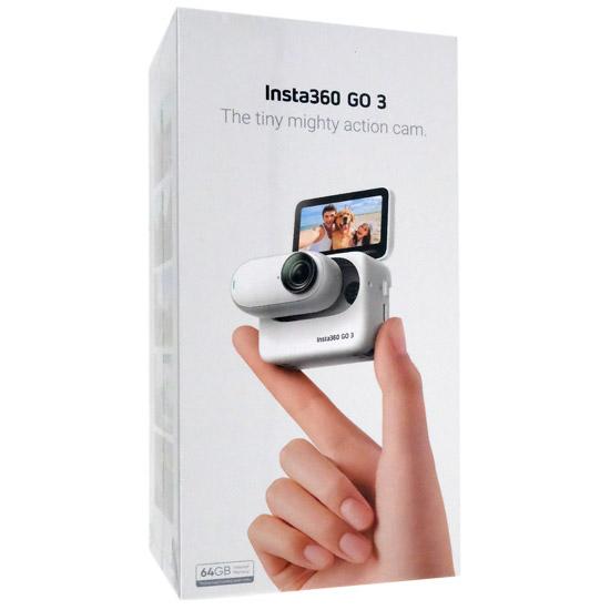 Shenzhen Arashi Vision　アクションカメラ Insta360 GO 3 64GB　CINSABKA_GO301　ホワイト 商品画像1：オンラインショップ　エクセラー
