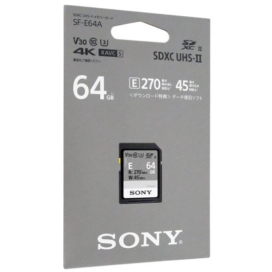 SONY製　SDXCメモリーカード 64GB Class10　SF-E64A