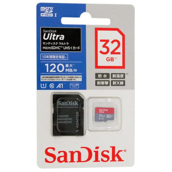 SanDisk　microSDHCメモリーカード 32GB　SDSQUA4-032G-JN3MA