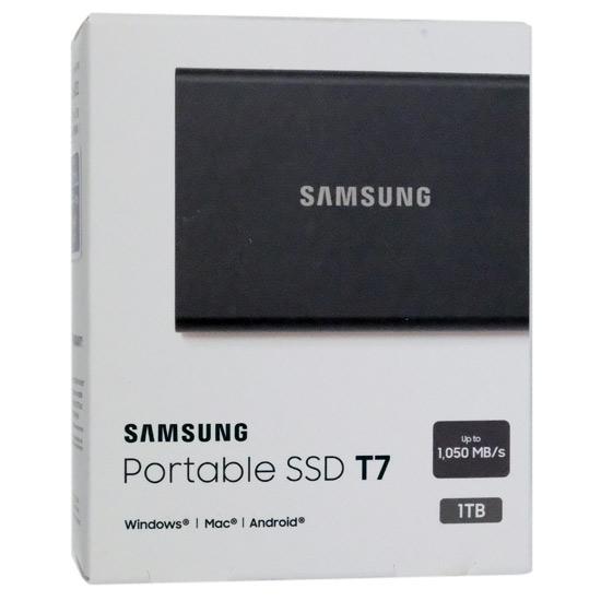SAMSUNG　ポータブルSSD　T7 MU-PC1T0T/EC　1TB　チタングレー