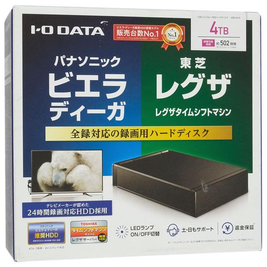 I-O DATA　USB 3.2 Gen 1(USB 3.0)対応 録画用ハードディスク HDD-AUT4