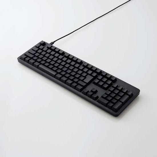 ELECOM　有線メカニカルフルキーボード TK-MC50UKLBK 赤軸　ブラック