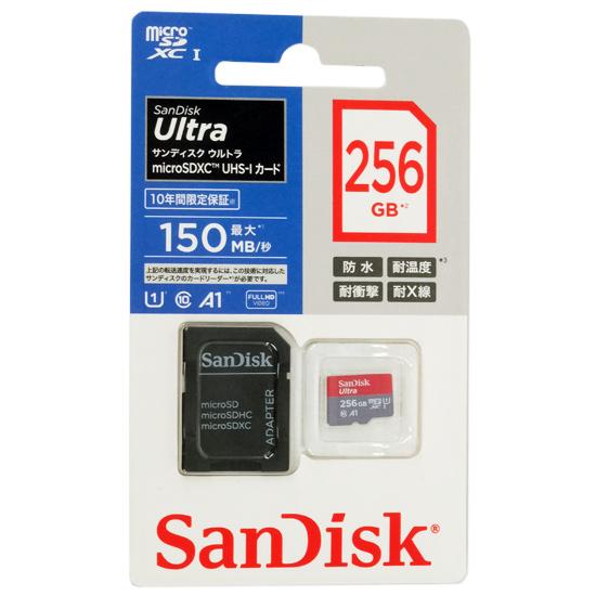 SanDisk　microSDXCメモリーカード 256GB　SDSQUAB-256G-JN3MA
