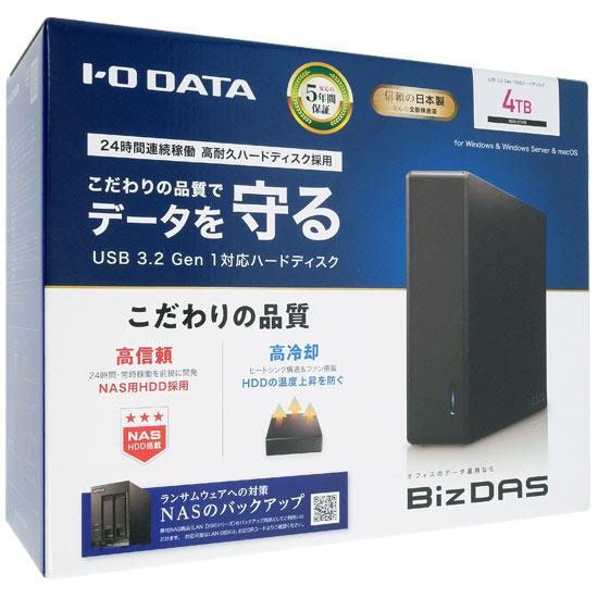 I-O DATA製外付HD　HDJA-UTN4B　4TB