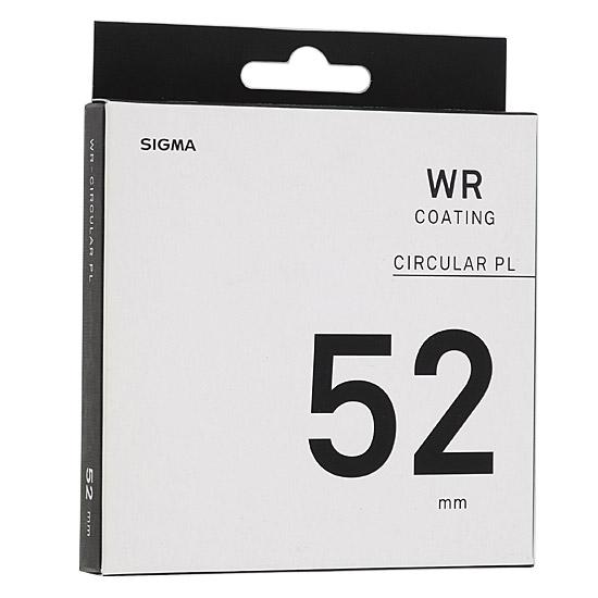 シグマ　カメラ用フィルター WR CIRCULAR PL FILTER 52mm 商品画像1：オンラインショップ　エクセラー