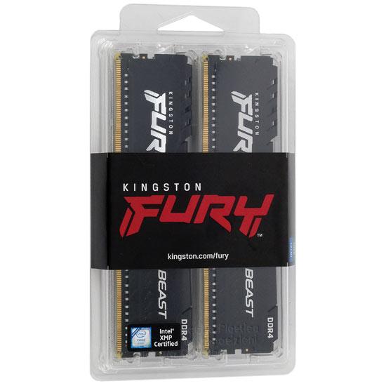Kingston製　KF436C18BBK4/128　DDR4 PC4-28800 32GB 4枚組