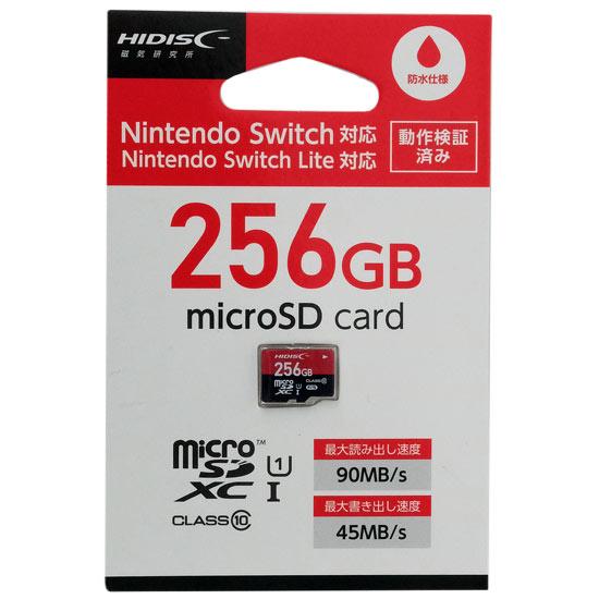 HI-DISC　ゲーミング microSDXCメモリーカード　HDMCSDX256GSW-WOA　256GB 商品画像1：オンラインショップ　エクセラー