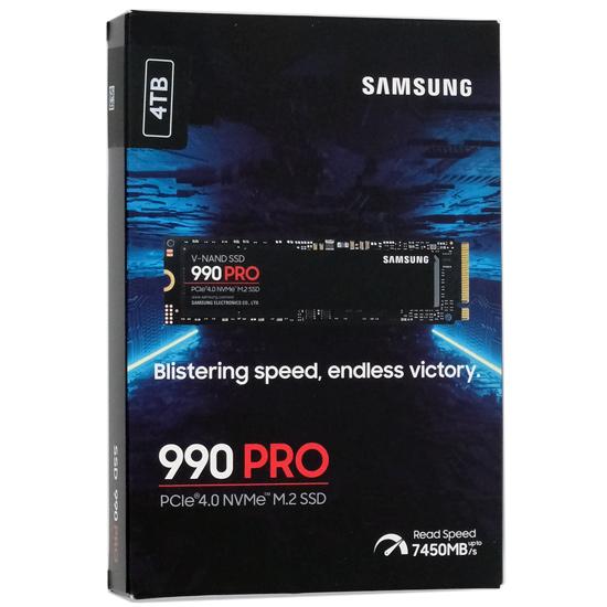 SAMSUNG製 SSD　990 PRO MZ-V9P4T0B-IT　4TB