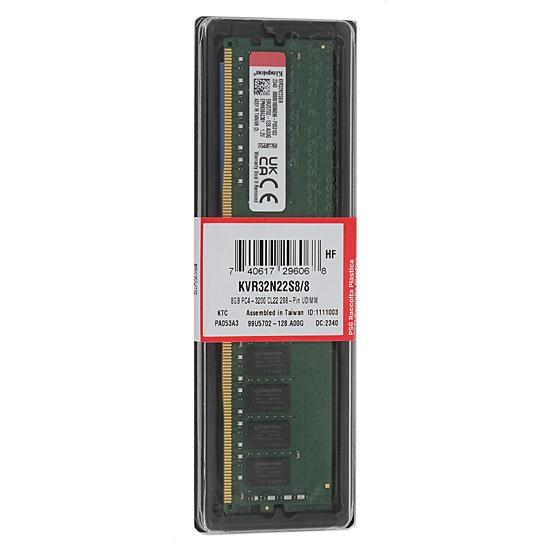 Kingston製　KVR32N22S8/8　DDR4 PC4-25600 8GB
