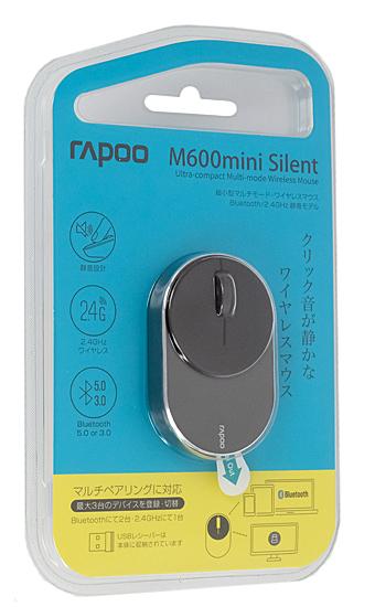 Rapoo　超小型ワイヤレスマウス M600miniBK　ブラック