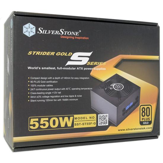 SILVERSTONE製　PC電源 SST-ST55F-G-V2　550W