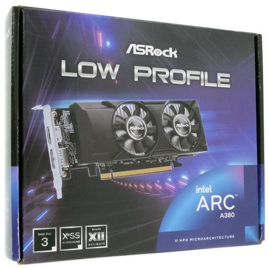 ASRock製グラボ　Intel Arc A380 Low Profile 6GB　PCIExp 6GB 商品画像1：オンラインショップ　エクセラー