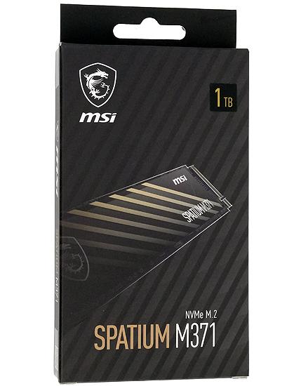 MSI　SPATIUM M371 NVMe M.2 1TB