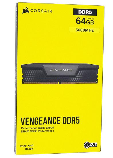 Corsair　CMK64GX5M2B5600C40　DDR5 PC5-44800 32GB 2枚組