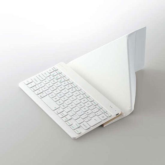 ELECOM　充電式Bluetooth Ultra slimキーボード Slint TK-TM15BPWH　ホワイト 商品画像1：オンラインショップ　エクセラー