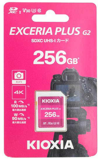 キオクシア　SDXCメモリーカード EXCERIA PLUS G2　KSDH-B256G　256GB 商品画像1：オンラインショップ　エクセラー