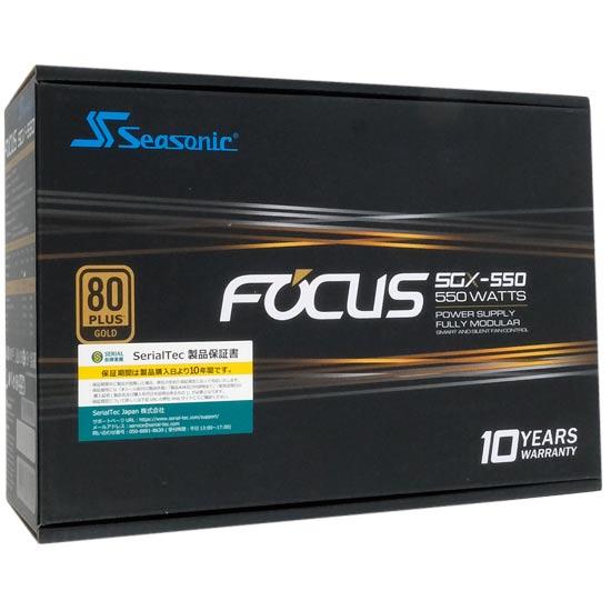 Seasonic　電源ユニット FOCUS SGX-550 Y7551GXSFS　550W 商品画像1：オンラインショップ　エクセラー