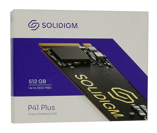 Solidigm SSD　P41 Plus SSDPFKNU512GZX1　512GB