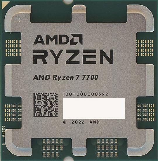 【バルク新品】 AMD　Ryzen 7 7700 100-000000592　3.8GHz Socket AM5