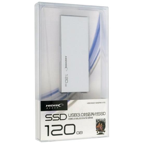 HI-DISC　外付けSSD 120GB　HDEXSSD120GPM10TD 商品画像1：オンラインショップ　エクセラー