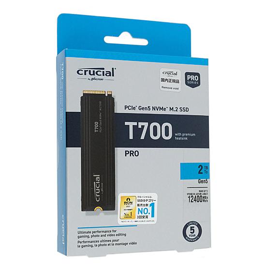 crucial　内蔵型 M.2 SSD　T700 CT2000T700SSD5JP　2TB 商品画像1：オンラインショップ　エクセラー