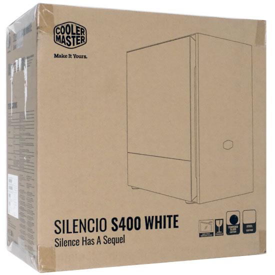 クーラーマスター製　Silencio S400 White MCS-S400-WG5N-SJP　ホワイト