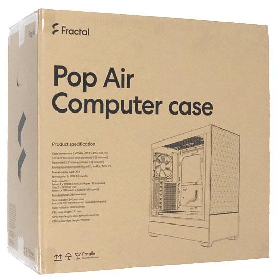 Fractal Design　ミドルタワー型PCケース　Pop Air RGB TG FD-C-POR1A-06　ブ･･･