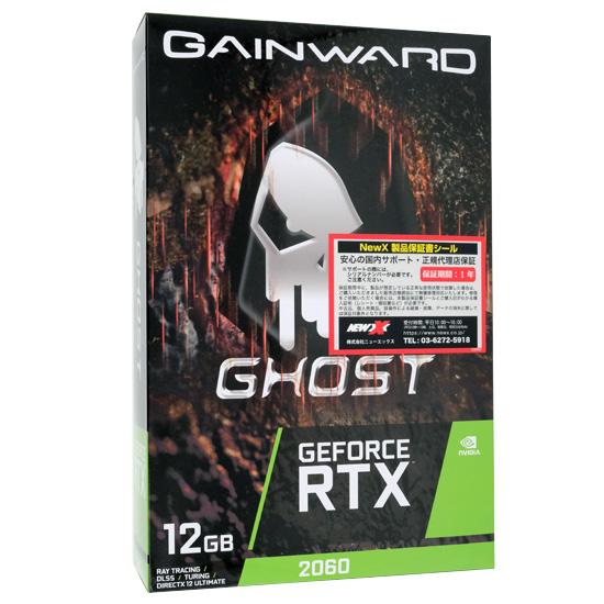 GAINWARD　GeForce RTX 2060 Ghost 12GB NE62060018K9-1160L-G　PCIExp 12GB
