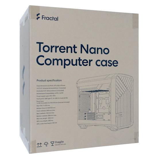 Fractal Design　ミニタワーPCケース Torrent Nano Solid FD-C-TOR1N-04　ブラック 商品画像1：オンラインショップ　エクセラー
